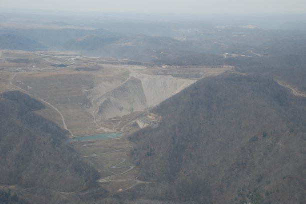 Birchton WV valley fill. Flyover courtesy southwings.org.