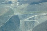 Valley fill above Birchton, WV, part of Alpha's Twilight MTR complex. Flight by Southwings.org.