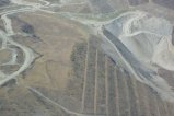 Valley fill above Birchton, WV, part of Alpha's Twilight MTR complex. Flight by Southwings.org.